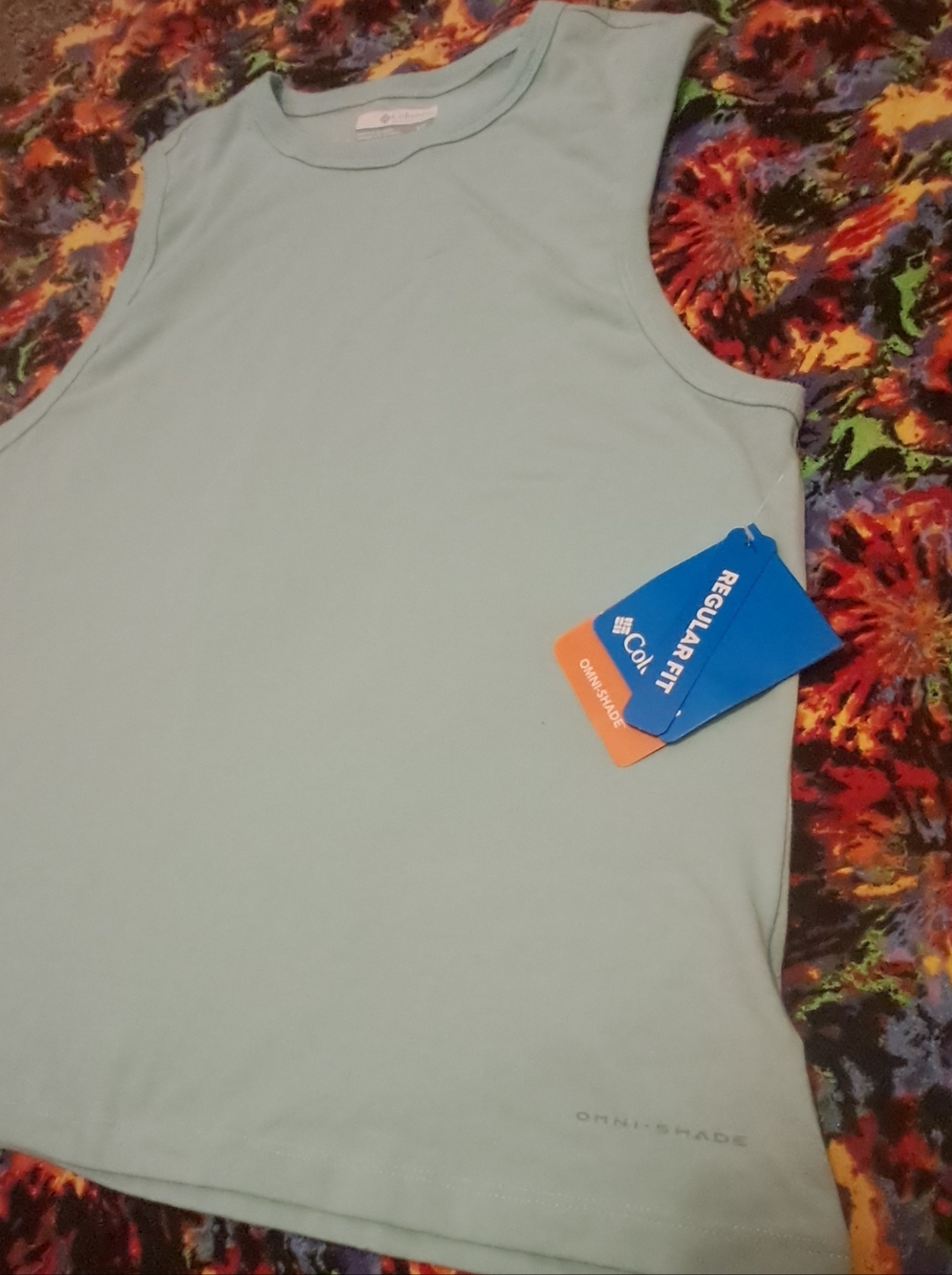 NWT Blue Columbia Tank Top - Picture 2 of 5